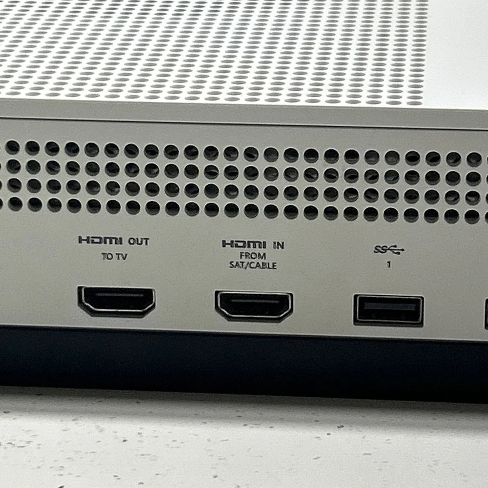 Microsoft Xbox One S Model 1681 White Console Only Storage Size Unconfirmed